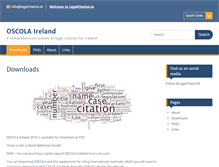 Tablet Screenshot of legalcitation.ie